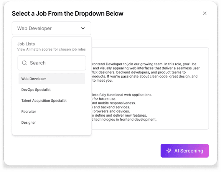 Bulk Resume Upload